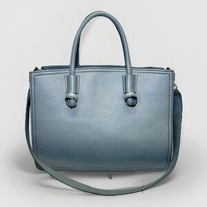 Fossil Skylar Satchel Steel Blue‎ Leather Bag Women Shoulder Bag ZB7369